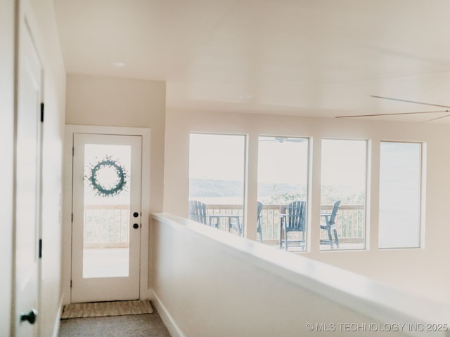 118900 S 4213, Eufaula, OK 74432 - entryway featuring healthy amount of natural light and carpet
