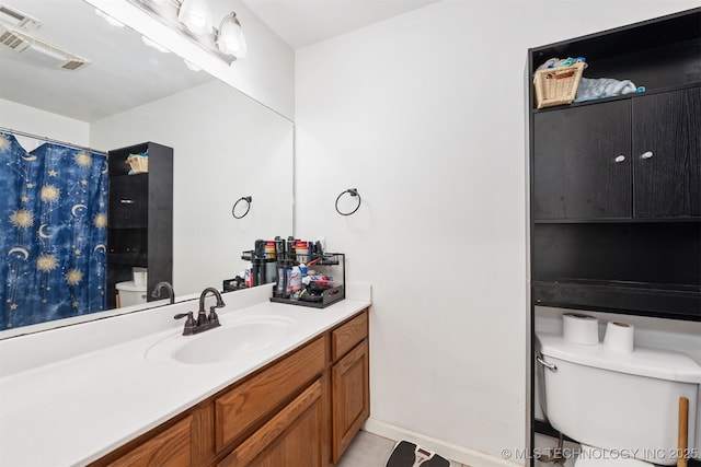 30103 S 4210th Rd, Inola, OK 74036 - full bath with vanity and a shower with curtain