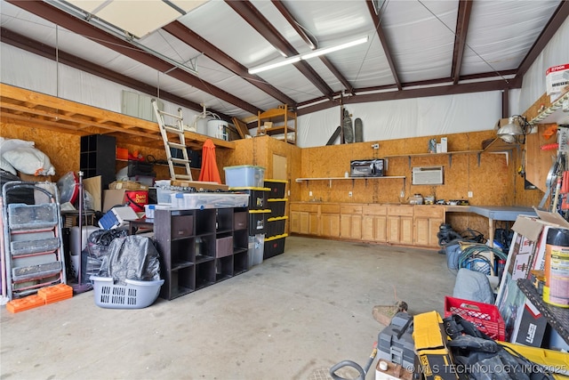 110094 S 4680th Rd, Gans, OK 74936 - garage with a workshop area