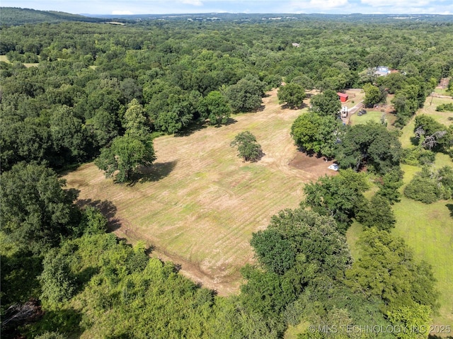 110094 S 4680th Rd, Gans, OK 74936 - aerial view of property's location with a heavily wooded area