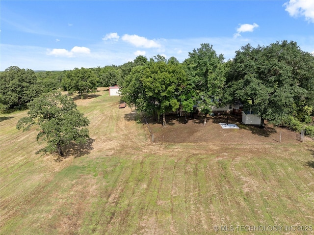110094 S 4680th Rd, Gans, OK 74936 - aerial view of sparsely populated area