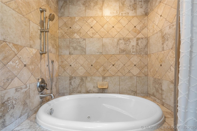 110094 S 4680th Rd, Gans, OK 74936 - bathroom with shower / bath combination with curtain