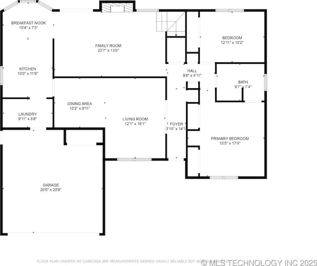 2331 S 99th E Ave, Tulsa, OK 74129 - view of floor plan / room layout