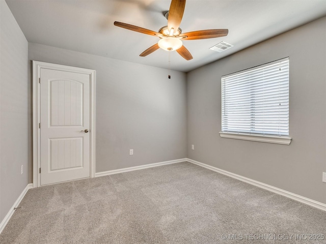 5815 E 144th St S, Bixby, OK 74008 - empty room featuring ceiling fan and carpet