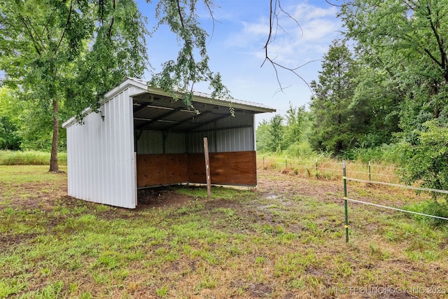 6607 Old Taft Rd, Muskogee, OK 74401 - view of pole building with a detached carport