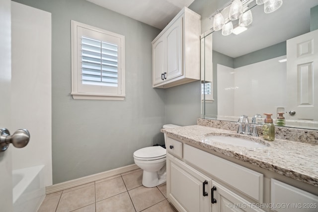 4205 N Narcissus Ave, Broken Arrow, OK 74012 - full bath featuring vanity and tile patterned floors