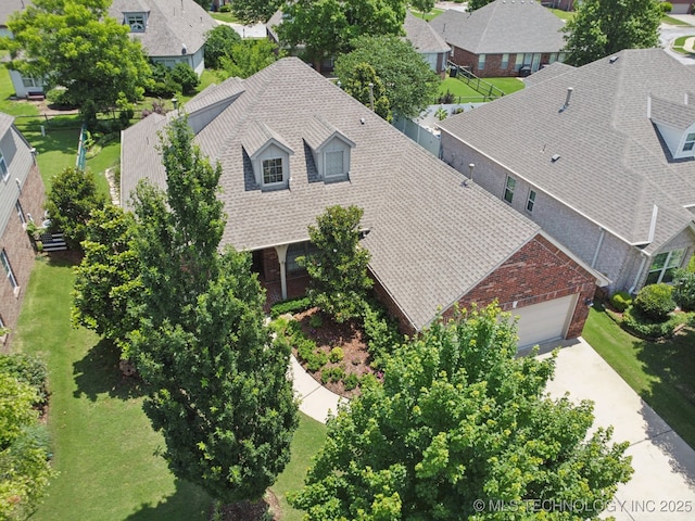 4205 N Narcissus Ave, Broken Arrow, OK 74012 - aerial perspective of suburban area