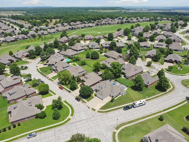 4205 N Narcissus Ave, Broken Arrow, OK 74012 - aerial view of residential area with a golf club