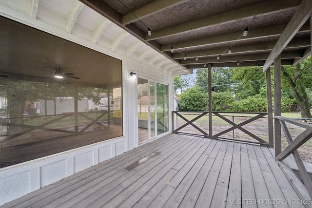 1601 E 6th St, Okmulgee, OK 74447 - view of wooden terrace