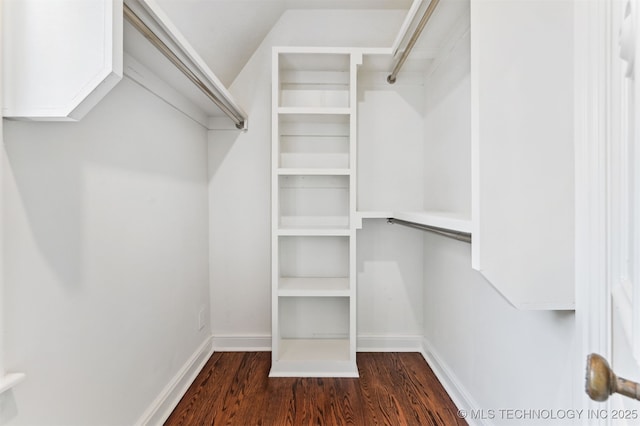 2605 S St Louis Ave, Tulsa, OK 74114 - spacious closet featuring wood finished floors