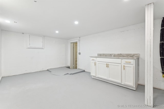 2605 S St Louis Ave, Tulsa, OK 74114 - finished below grade area with recessed lighting