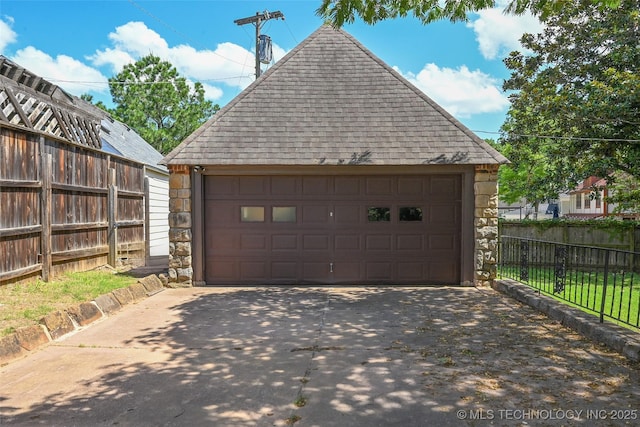 2605 S St Louis Ave, Tulsa, OK 74114 - view of detached garage
