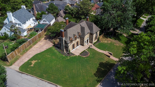 2605 S St Louis Ave, Tulsa, OK 74114 - aerial overview of property's location with nearby suburban area