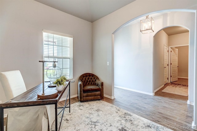 1914 W Imperial St, Broken Arrow, OK 74011 - office space with arched walkways and wood finished floors