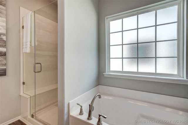 1914 W Imperial St, Broken Arrow, OK 74011 - full bath featuring a stall shower and a garden tub