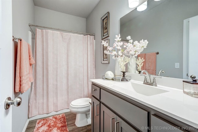 1914 W Imperial St, Broken Arrow, OK 74011 - bathroom featuring vanity and wood finished floors