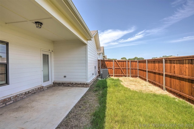 1914 W Imperial St, Broken Arrow, OK 74011 - fenced backyard with a patio area