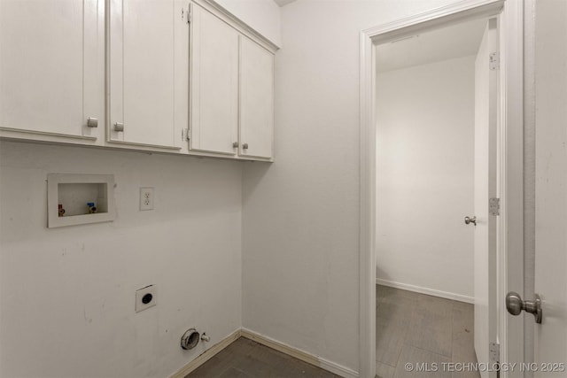 5117 S Lions Ave, Broken Arrow, OK 74011 - washroom with hookup for a washing machine, electric dryer hookup, and cabinet space