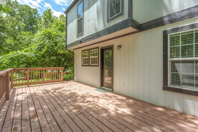 5117 S Lions Ave, Broken Arrow, OK 74011 - view of wooden deck
