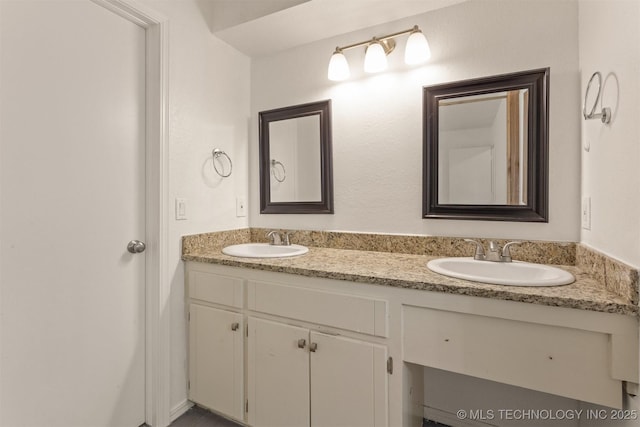 5117 S Lions Ave, Broken Arrow, OK 74011 - bathroom featuring double vanity