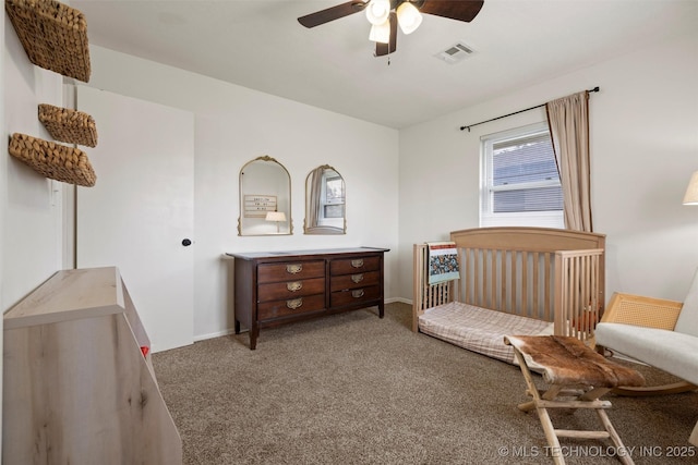 321 NE Elmhurst Ave, Bartlesville, OK 74006 - bedroom featuring light colored carpet and a ceiling fan