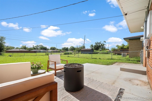321 NE Elmhurst Ave, Bartlesville, OK 74006 - fenced backyard featuring a patio