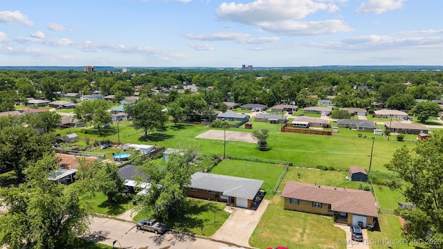 321 NE Elmhurst Ave, Bartlesville, OK 74006 - aerial perspective of suburban area