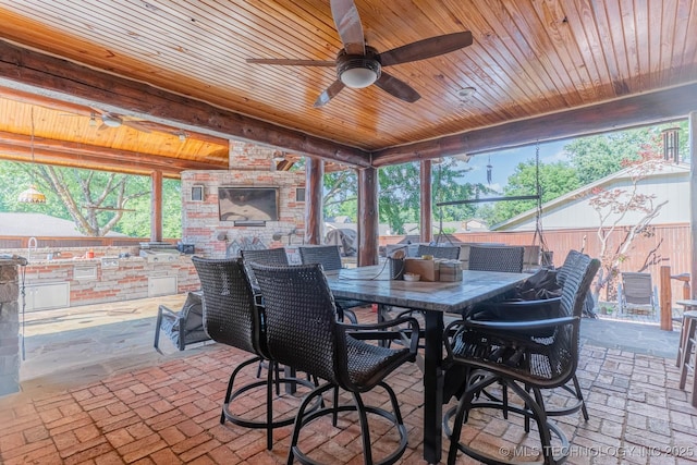 3107 E 84th St, Tulsa, OK 74137 - view of sunroom