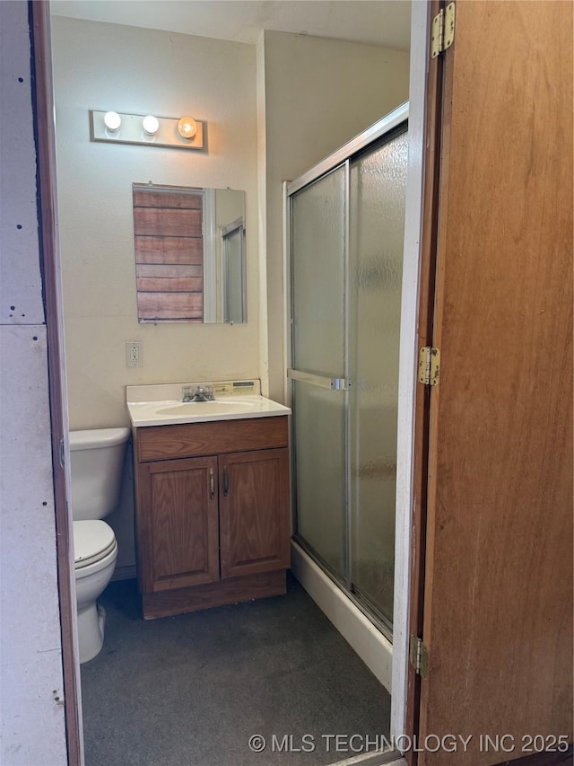 13560 S 4150th Rd, Claremore, OK 74017 - bathroom featuring vanity and a stall shower