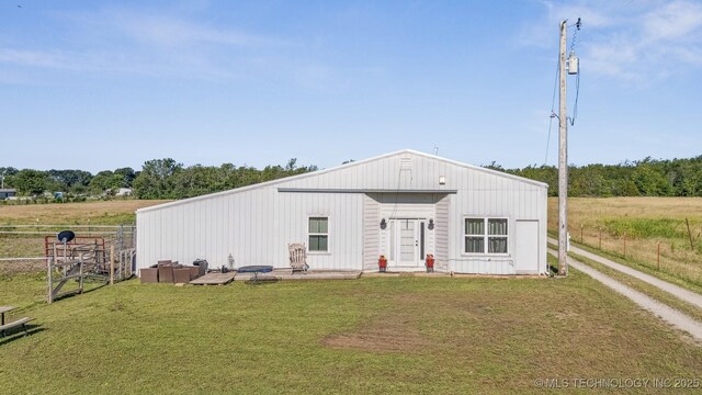 13560 S 4150th Rd, Claremore, OK 74017 - view of front of property featuring a pole building and driveway