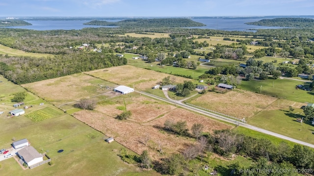13560 S 4150th Rd, Claremore, OK 74017 - drone / aerial view of a nearby body of water