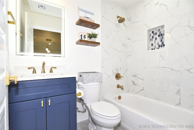217 E Virgin St, Tulsa, OK 74106 - full bathroom with vanity and bathing tub / shower combination