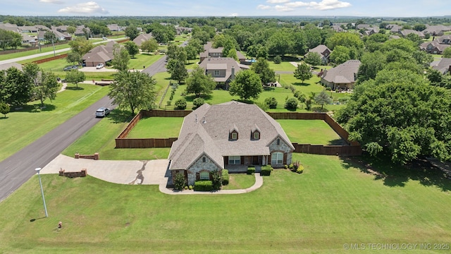 8483 N 68th E Ave, Owasso, OK 74055 - aerial view of residential area