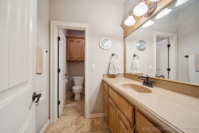 8483 N 68th E Ave, Owasso, OK 74055 - bathroom with vanity and tile patterned floors