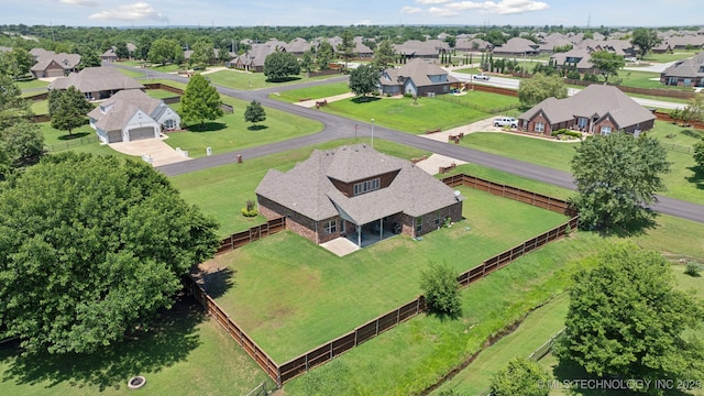 8483 N 68th E Ave, Owasso, OK 74055 - aerial perspective of suburban area