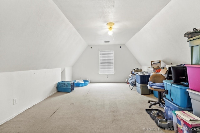 1720 S Juniper Ave, Broken Arrow, OK 74012 - additional living space featuring a ceiling fan, lofted ceiling, and carpet