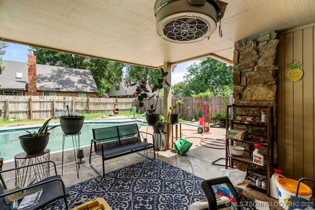 2528 W Commercial St, Broken Arrow, OK 74012 - fenced backyard featuring a patio area