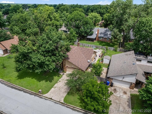 2528 W Commercial St, Broken Arrow, OK 74012 - view from above of property