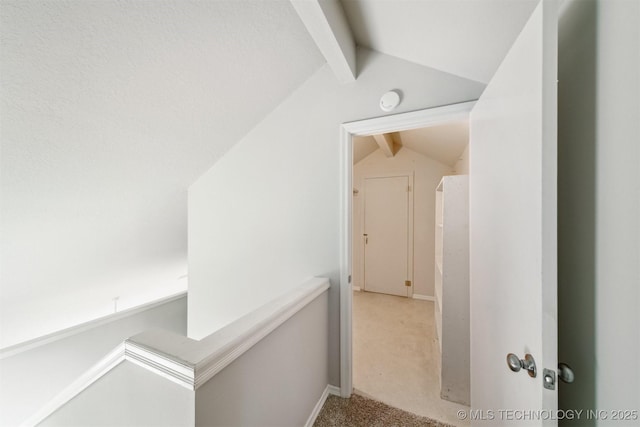 5743 E 72nd Pl Unit 11, Tulsa, OK 74136 - hall with light colored carpet and baseboards