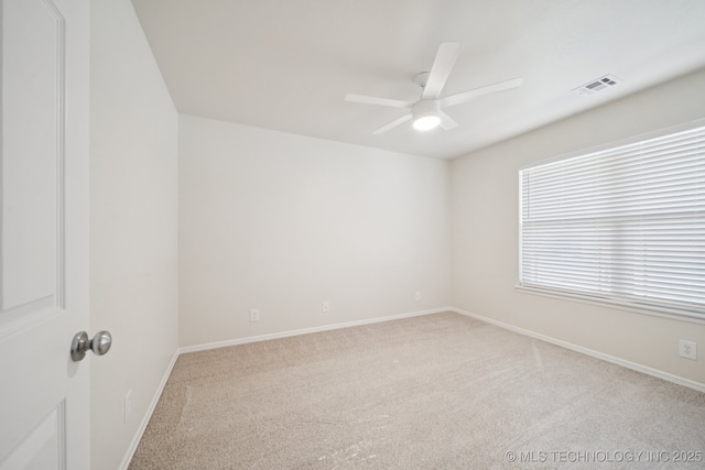 2211 E Concord Pl, Broken Arrow, OK 74012 - carpeted empty room with ceiling fan and baseboards