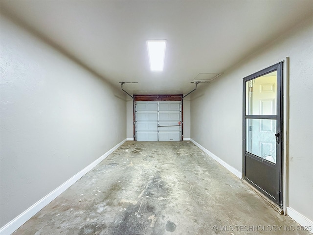 3700 Bloomfield Loop, Ada, OK 74820 - garage with baseboards