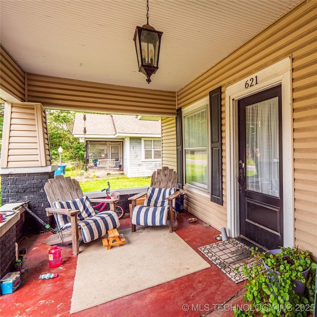 621 E Seminole Ave, Mcalester, OK 74501 - view of covered porch