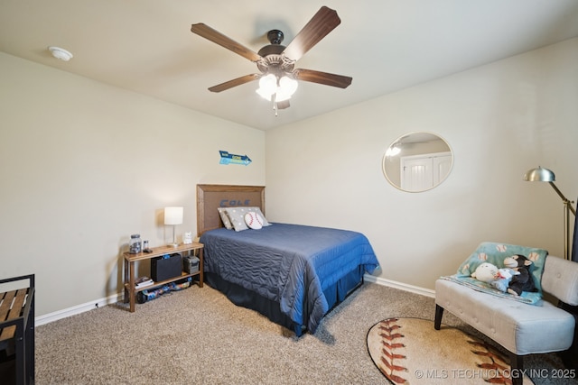 5814 130th W Ave, Sand Springs, OK 74063 - bedroom with carpet flooring and a ceiling fan