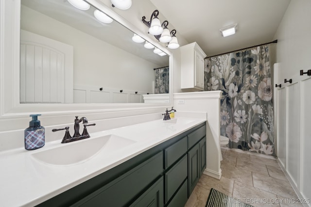 5814 130th W Ave, Sand Springs, OK 74063 - full bath with double vanity and a shower with curtain