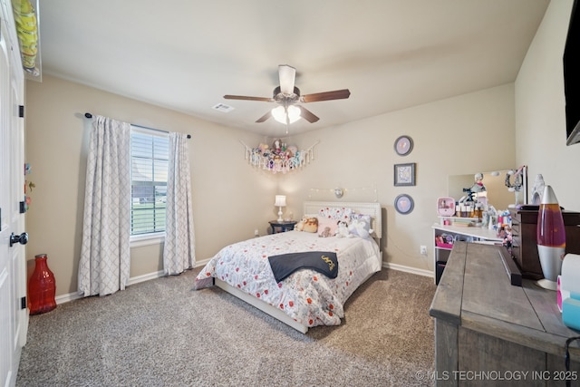 5814 130th W Ave, Sand Springs, OK 74063 - bedroom featuring carpet and ceiling fan