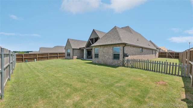 14934 S Sequoia St, Glenpool, OK 74033 - view of fenced backyard