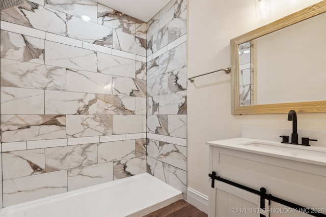 224 E Oklahoma St, Tulsa, OK 74106 - full bathroom with vanity and a shower