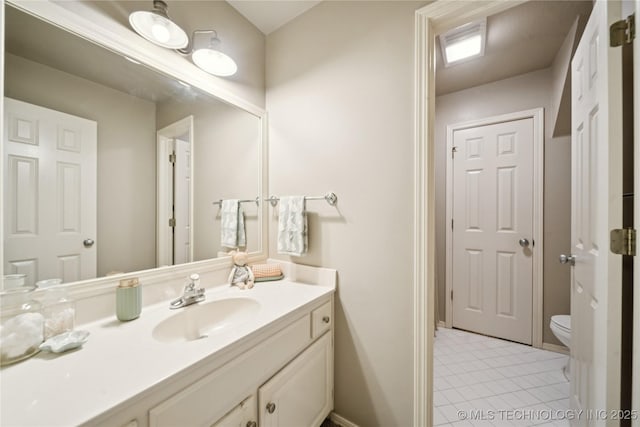5117 E 92nd St, Tulsa, OK 74137 - bathroom featuring vanity and toilet