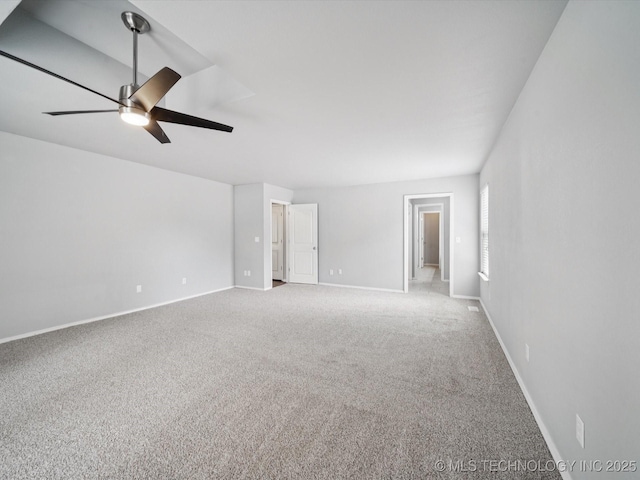 5607 E 76th St, Tulsa, OK 74136 - unfurnished room with ceiling fan and carpet