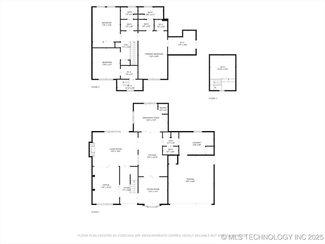 6812 E 55th St, Tulsa, OK 74145 - view of room layout